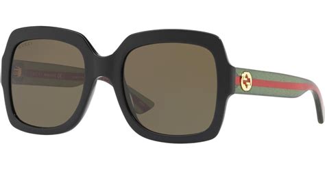 gucci gg0036sn havana green sunglasses|Gucci havana sunglasses men's.